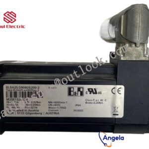 Front display of B&R servo motor image