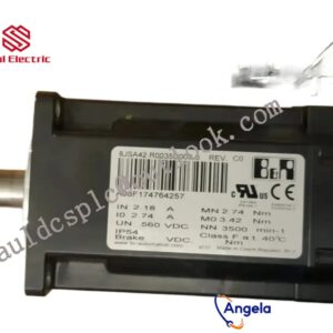 Front display of B&R servo motor image